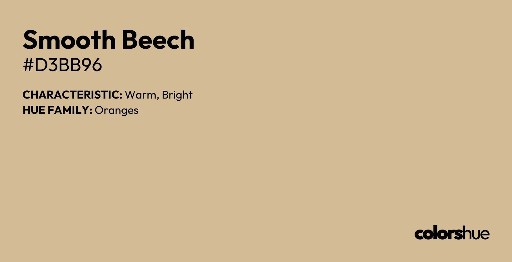Smooth Beech color, hex code #d3bb96
