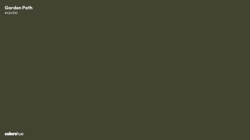 Garden Path color wallpaper preview