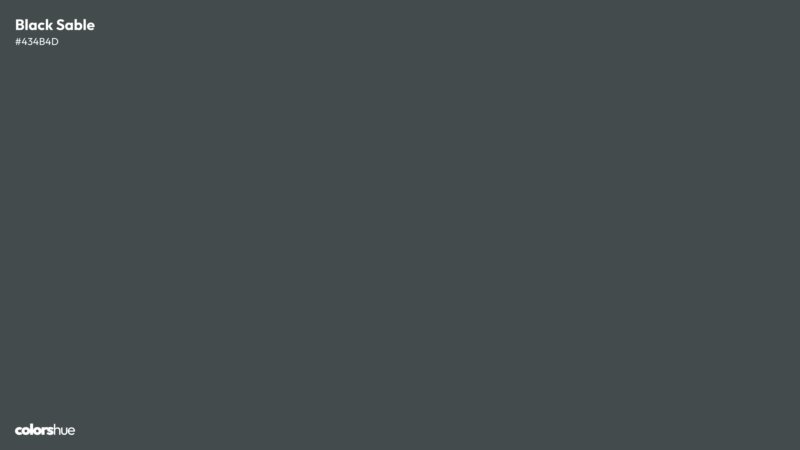 Black Sable color wallpaper preview