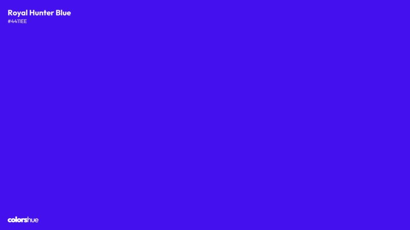 Royal Hunter Blue color wallpaper preview