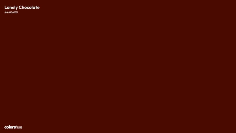 Lonely Chocolate color wallpaper preview