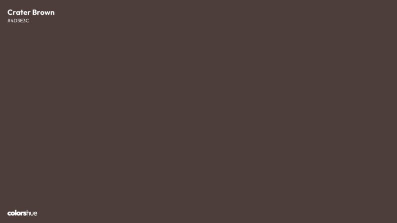 Crater Brown color wallpaper preview