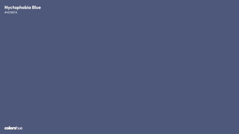 Nyctophobia Blue color wallpaper preview