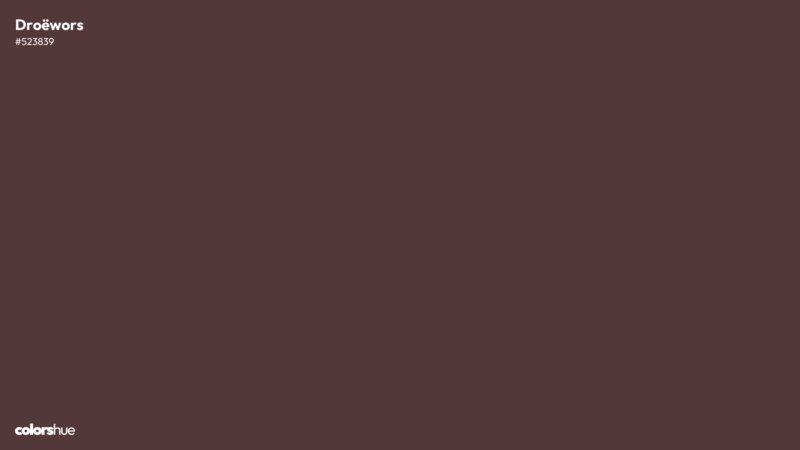 Droëwors color wallpaper preview