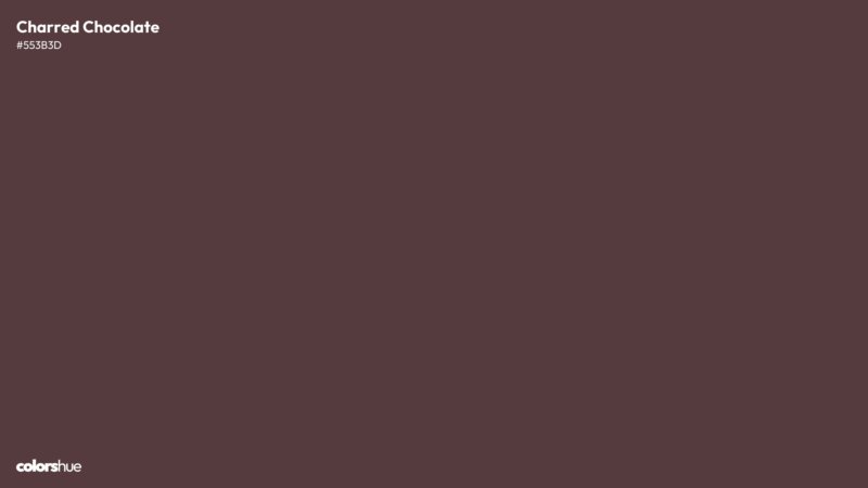 Charred Chocolate color wallpaper preview