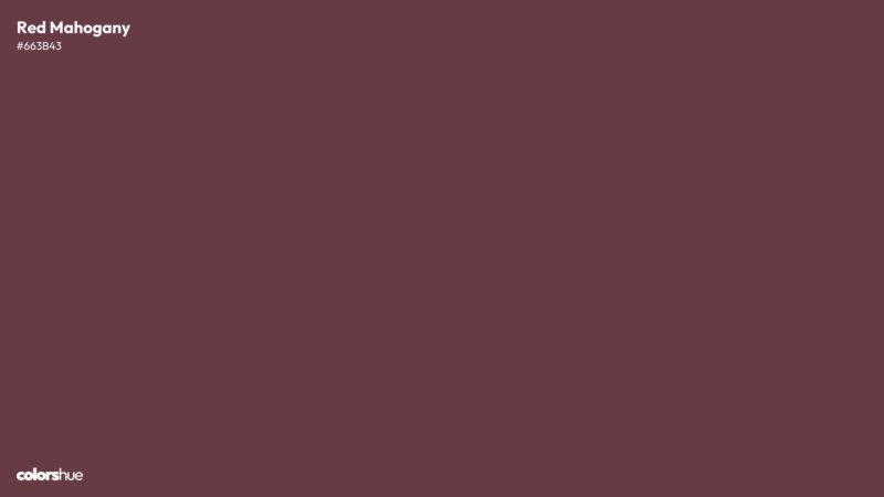 Red Mahogany color wallpaper preview