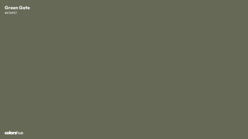 Green Gate color wallpaper preview