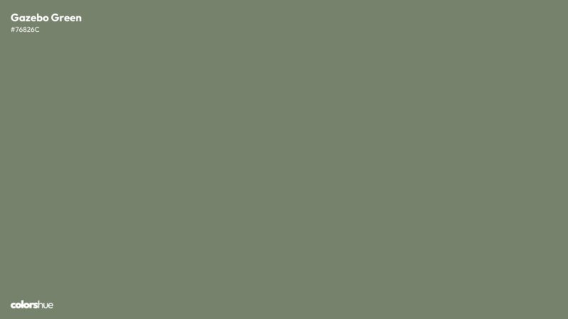 Gazebo Green color wallpaper preview