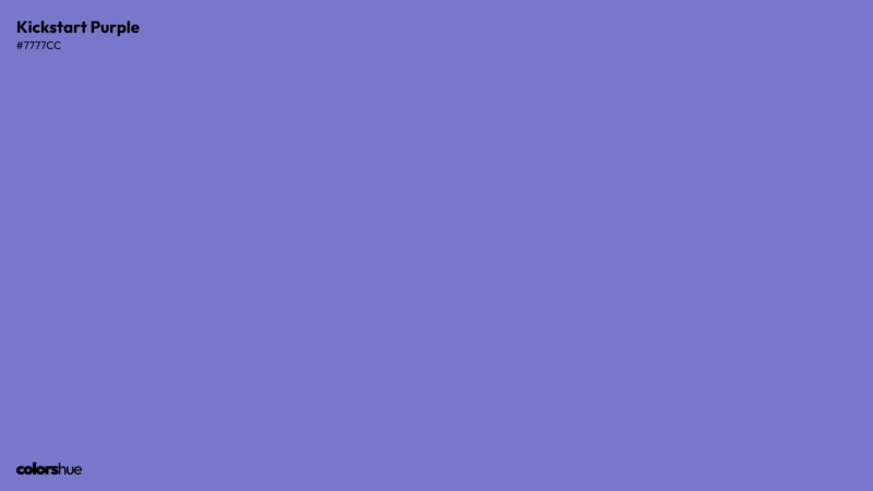 Kickstart Purple color wallpaper preview