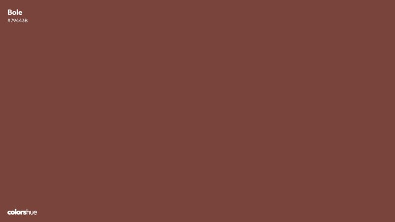 Bole color wallpaper preview