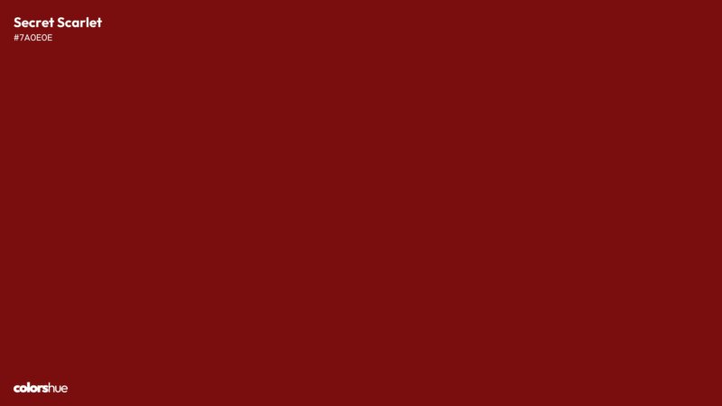 Secret Scarlet color wallpaper preview