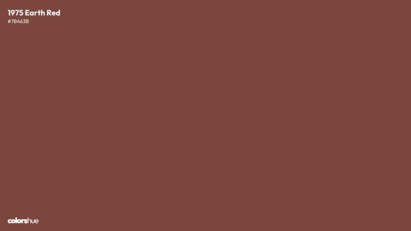 1975 Earth Red color wallpaper preview
