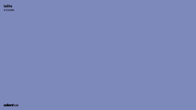 Iolite color wallpaper preview
