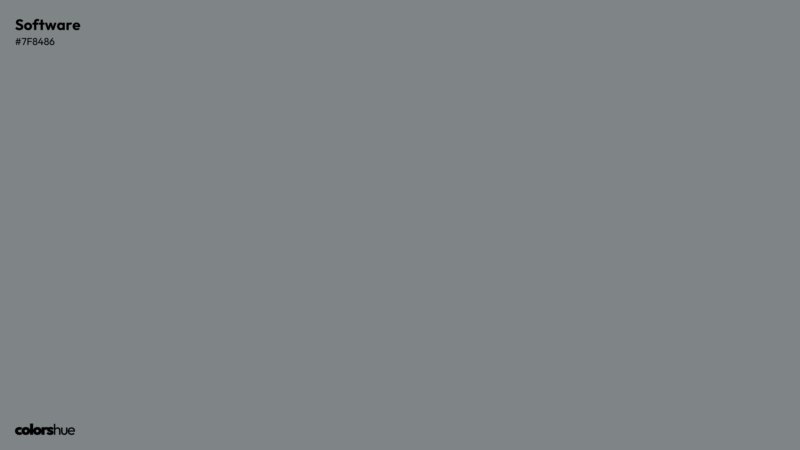 Software color wallpaper preview