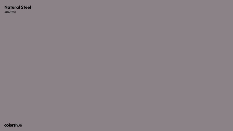 Natural Steel color wallpaper preview