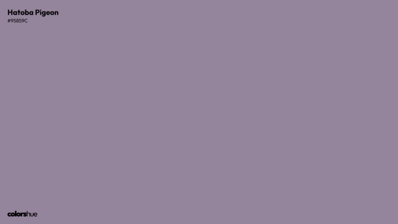 Hatoba Pigeon color wallpaper preview