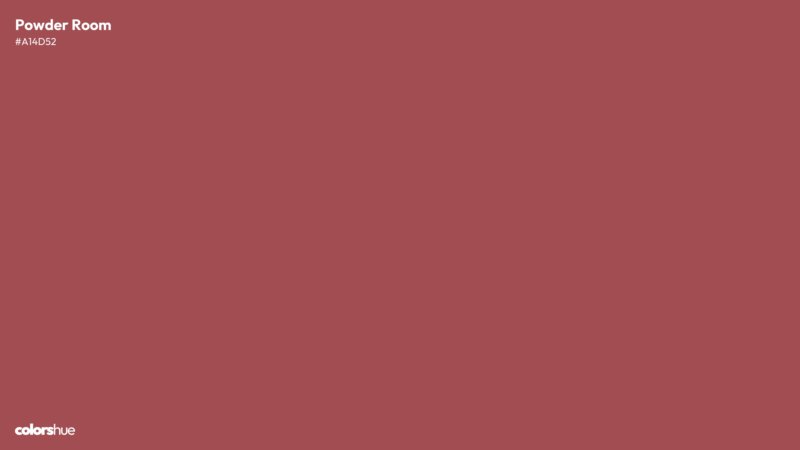 Powder Room color wallpaper preview