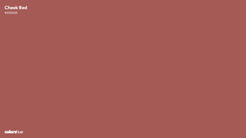 Cheek Red color wallpaper preview