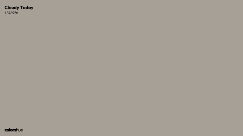 Cloudy Today color wallpaper preview