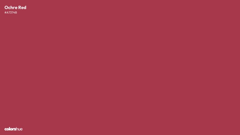 Ochre Red color wallpaper preview