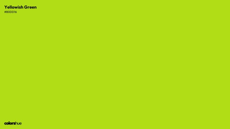 Yellowish Green color wallpaper preview