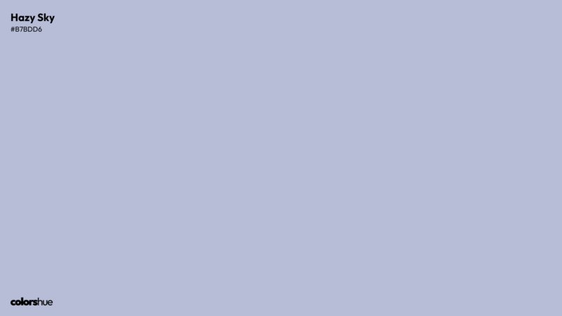 Hazy Sky color wallpaper preview