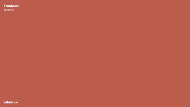 Tandoori color wallpaper preview