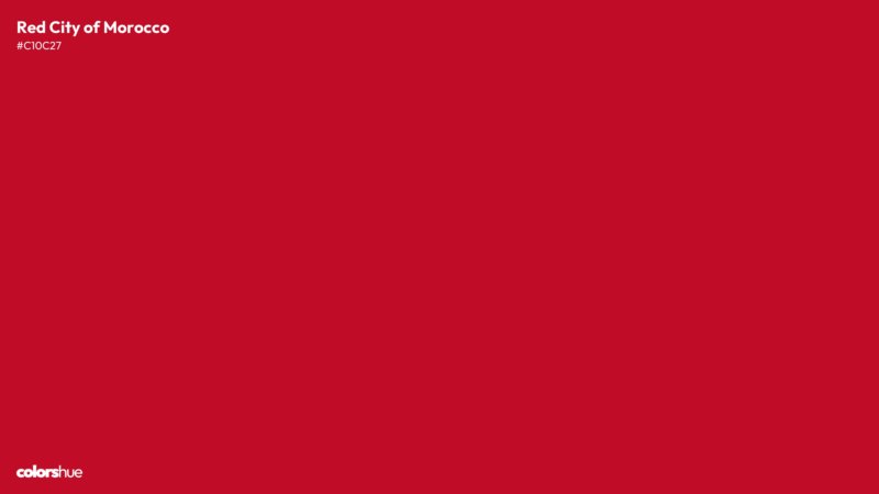 Red City of Morocco color wallpaper preview
