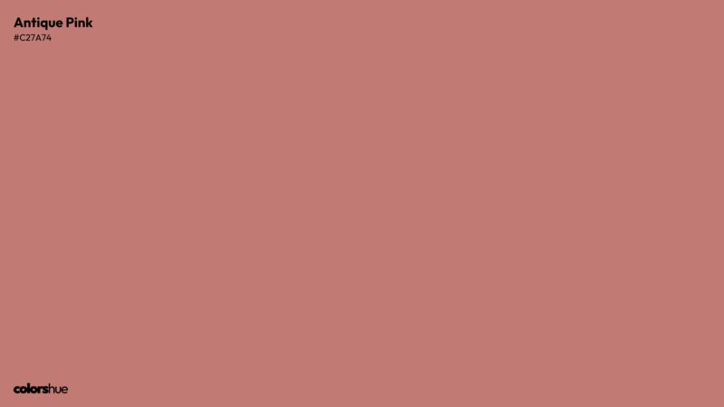 Antique Pink color wallpaper preview