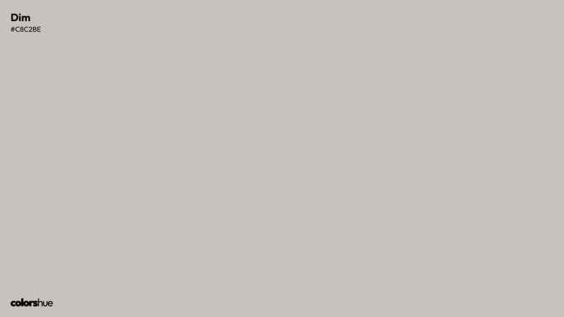 Dim color wallpaper preview