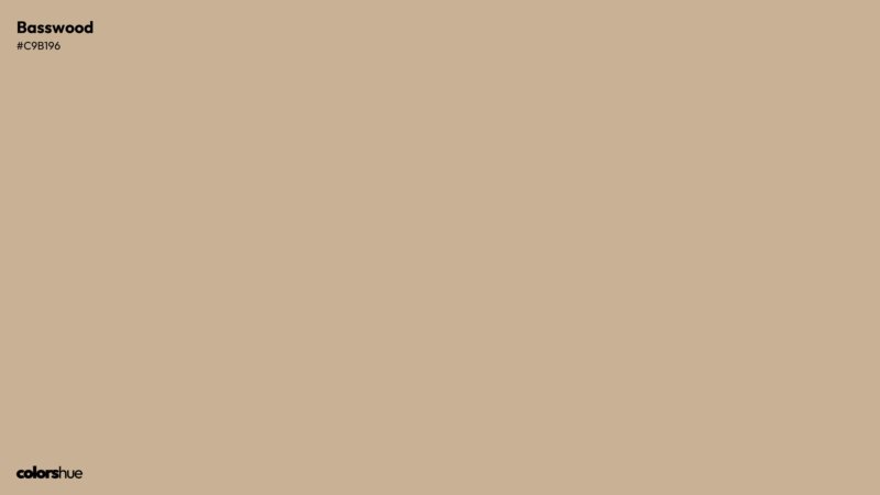 Basswood color wallpaper preview