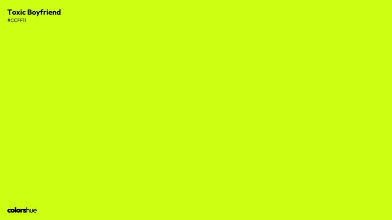 Toxic Boyfriend color wallpaper preview