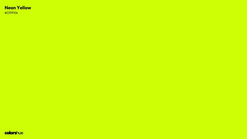 Neon Yellow color wallpaper preview