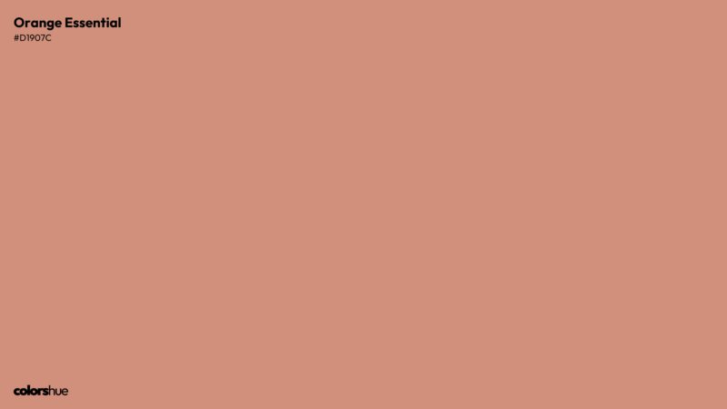 Orange Essential color wallpaper preview