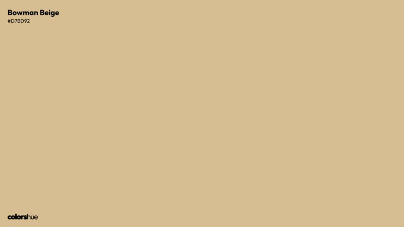 Bowman Beige color wallpaper preview