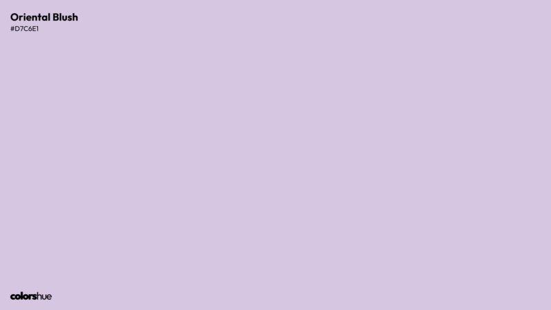 Oriental Blush color wallpaper preview
