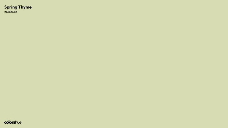 Spring Thyme color wallpaper preview