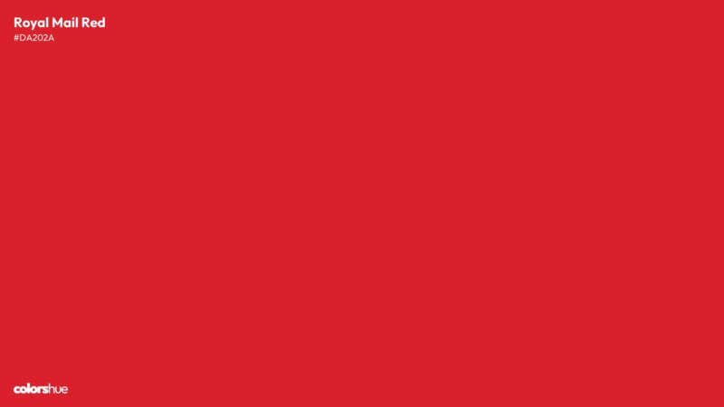 Royal Mail Red color wallpaper preview