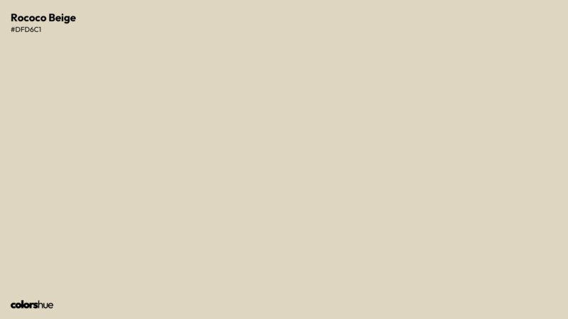 Rococo Beige color wallpaper preview
