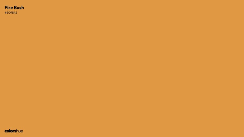 Fire Bush color wallpaper preview