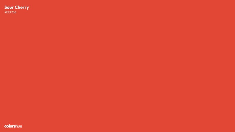 Sour Cherry color wallpaper preview