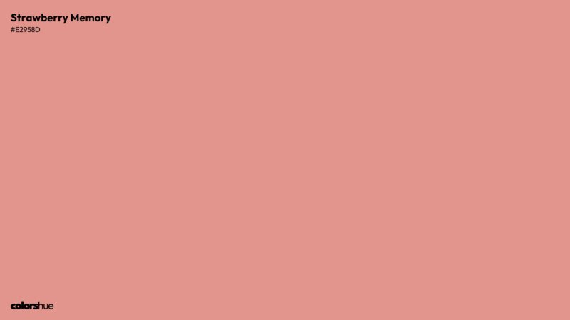 Strawberry Memory color wallpaper preview