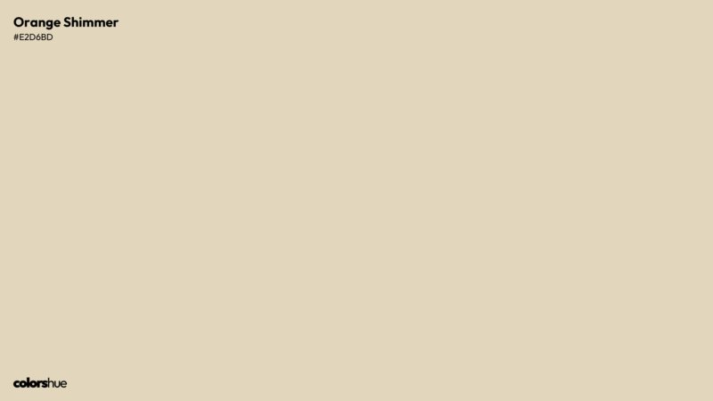 Orange Shimmer color wallpaper preview