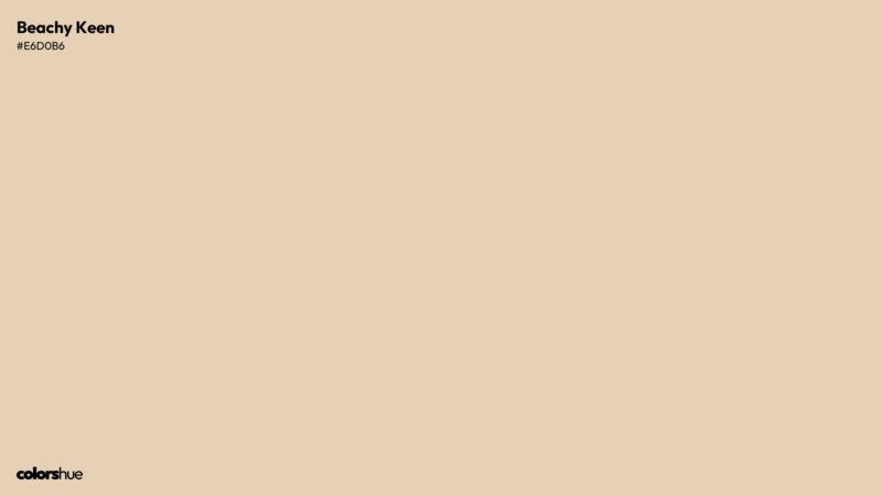 Beachy Keen color wallpaper preview