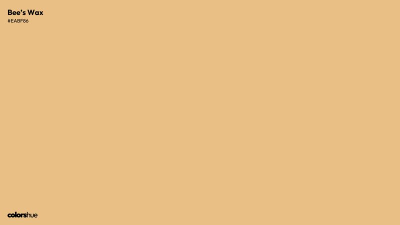 Bee’s Wax color wallpaper preview