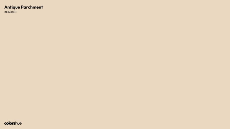 Antique Parchment color wallpaper preview
