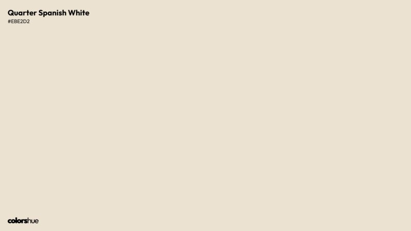 Quarter Spanish White color wallpaper preview