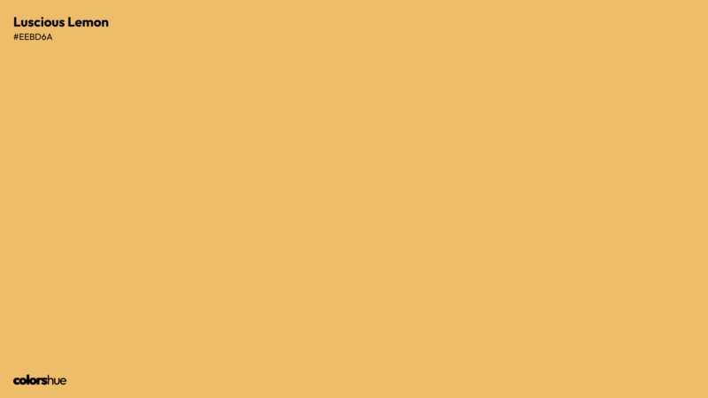 Luscious Lemon color wallpaper preview