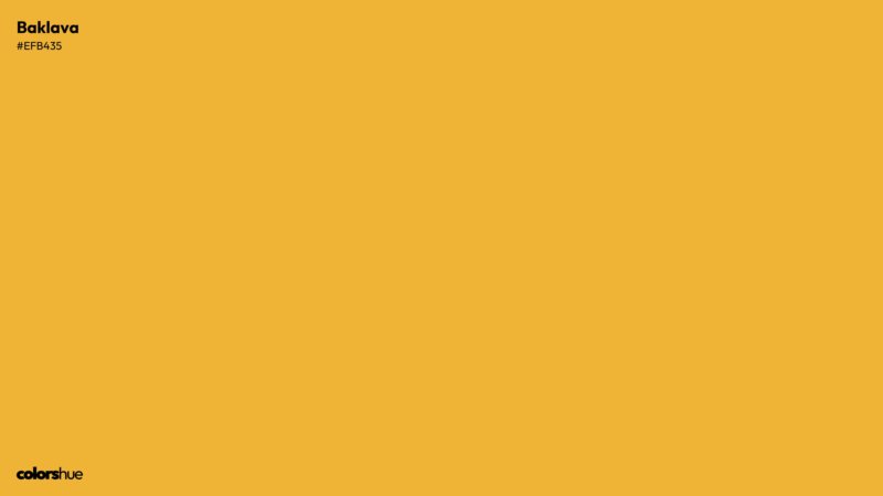 Baklava color wallpaper preview