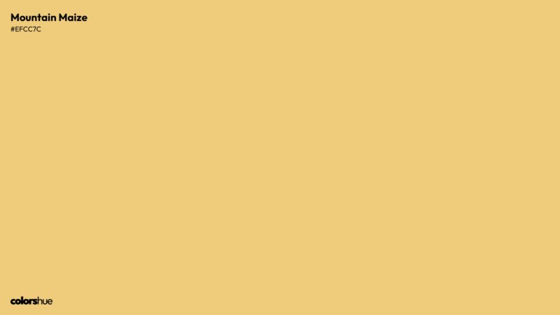 Mountain Maize color wallpaper preview
